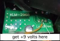 getting +9 volts