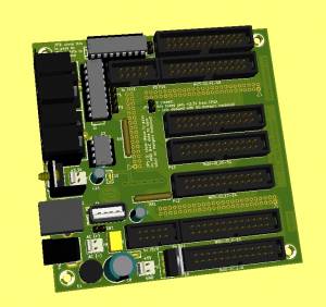  A rendering of the FPGA board version 1.1 - the second iteration.